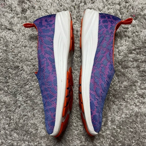 Vionic agile Hydra active slip on shoes sz 9 purple orange animal print sneaker - Picture 3 of 9